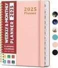 2025 Weekly and Monthly Spiral Bound Planner