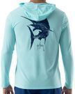 Men's Scribble Marlin Cationic Performance Hoodie