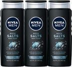 Nivea Men Deep Clean Rock Salts Body Wash, 3pk