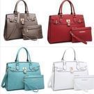 Dasein Shoulder Bag with Matching Clutch