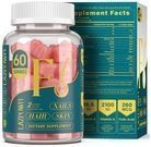 Lazpowfi Biotin Gummies Supplements, 60 Count, Raspberry Flavor