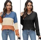 Wiholl Long Sleeve V Neck Lightweight Sweaters