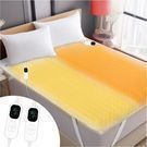 Heated Queen Size Mattress Pad W/Dual Controls & Deep Pockets