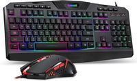 Redragon S101 Gaming Keyboard & Programmable Mouse Combo