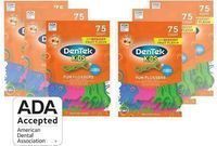 6 Packs of 75 DenTek Kids Fun Flossers