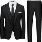 Mens Slim Fit 3-Piece Dress Suits (Various Colors)