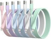 6 Pack Fast Charging Lightning Cable