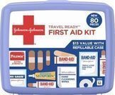 Johnson & Johnson Travel Ready Portable Emergency First Aid Kit