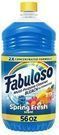 Fabuloso 2X Concentrated Formula Multi Purpose Cleaner, Spring Fresh Scent, 56 oz
