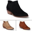 Time and Tru Core Ankle Boots, Wide Width Available (3 Colors)