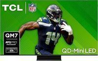 TCL 65" QM7 QLED 4K Smart QD-Mini LED TV with Google TV (65QM751G, 2024 Model)