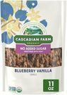 Cascadian Farm Organic Granola with No Added Sugar, Blueberry Vanilla Cereal, 11oz