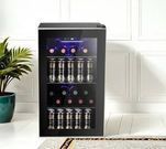 3.2 Cubic Feet Beverage Cooler W/Wine Storage & Reversible Glass Door