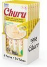 INABA Churu Cat Treats, Grain-Free, Lickable, Squeezable Creamy Puree 24 Tubes