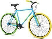 700c Kent Ridgeland Hybrid Bike, Adult, Blue/Green