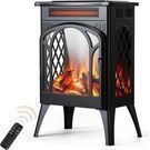 Small 1500W Infrared Fireplace Stove with 3D Flame Effect