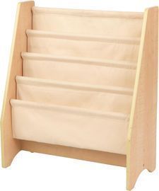 KidKraft Wood and Canvas Sling Bookshelf