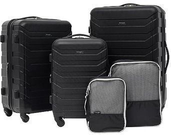 5 Piece Wrangler Luggage & Packing Cube Set