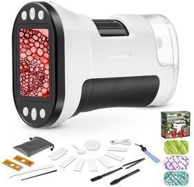 1000X Portable Pocket Mini Miniscope For Kids W/2 LCD Screen
