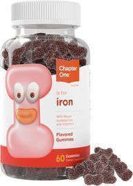 Zahler 60 Count Iron Gummies with Vitamin C
