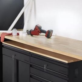 Husky 56" x 23" Solid Wood Work Surface