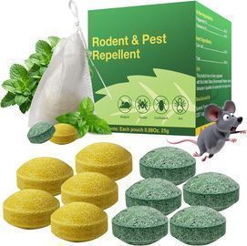 10 Pack Peppermint Oil Rodent & Pest Repellent