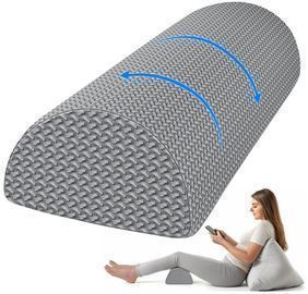 TranquilRelax Memory Foam Half Moon Knee/Bolster Pillow