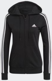 Adidas Essentials French Terry 3-Stripes Full-Zip Hoodie