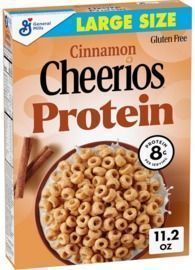 Cheerios Cinnamon Protein Cereal, 11.2oz Box