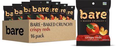 Bare Baked Crunchy, Apples Fuji & Reds, 16pk