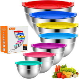 7pc Stainless Steel Mixing Bowls Set