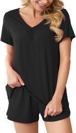 Womens Soft 2pc Shorts Sleepwear Set