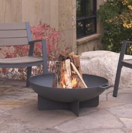 Anson Wood Burning Fire Pit by Real Flame