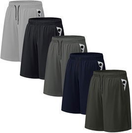 Men's Men's Athletic Shorts, 5pk