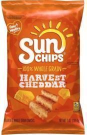 Sunchips Multigrain Snacks, Harvest Cheddar, 7oz