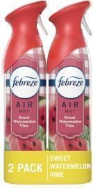 Febreze Air Mist Air Freshener Spray, Sweet Watermelon Vine Scent, 2pk