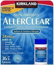 Non-Drowsy AllerClear Antihistamine 10 mg, FIVE for $12.45