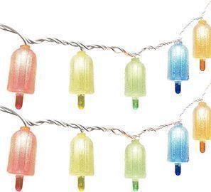 10 LED Popsicle String Lights, Multicolor Ice Cream with 10 Mini LED Bulbs