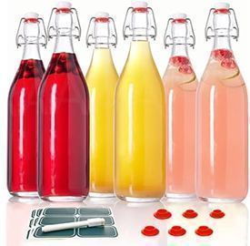 Otis Swing Top Glass Bottles, 6pk