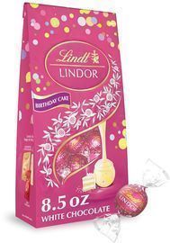 Lindt LINDOR Birthday Cake White Chocolate Truffles, 8.5 oz.