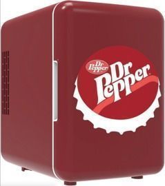 Dr. Pepper Retro Mini Portable Compact Personal Fridge