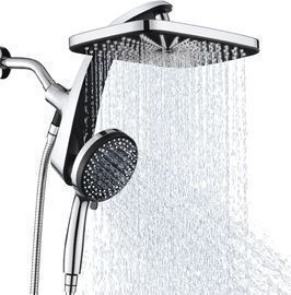 High Pressure Rain Shower Head W/Hand Held Spray