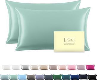 Silk Pillowcase for Hair and Skin, Set of 2