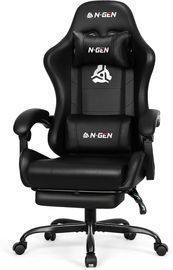 Video Gaming Chair with Footrest High Back Ergonomic with Lumbar Support