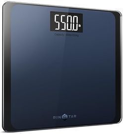 Bathroom Digital Scale for Body Weight with Ultra-Wide Platform and Large LCD Display