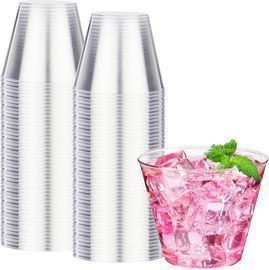 RACETOP 9 oz 100 packs Clear Disposable Plastic Cups