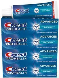 Crest Pro-Health Advanced Antibacterial Protection Toothpaste - Pack of 4, 5 Oz Tubes