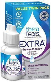 2 Pack of TheraTears Extra Dry Eye Lubricating Eye Drops, 0.5 fl oz