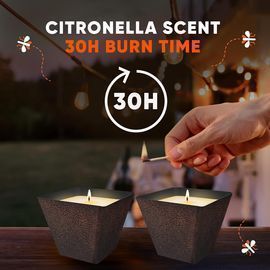 2 Pack of 16 Oz. OFF! Backyard Citronella Scented Candles