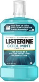 Listerine Cool Mint Antiseptic Mouthwash, Cool Mint Flavor, 1.5L